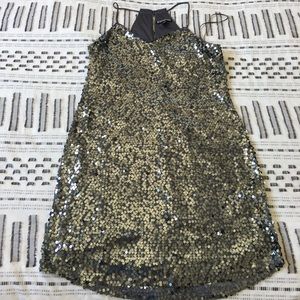Sequined Mini Dress